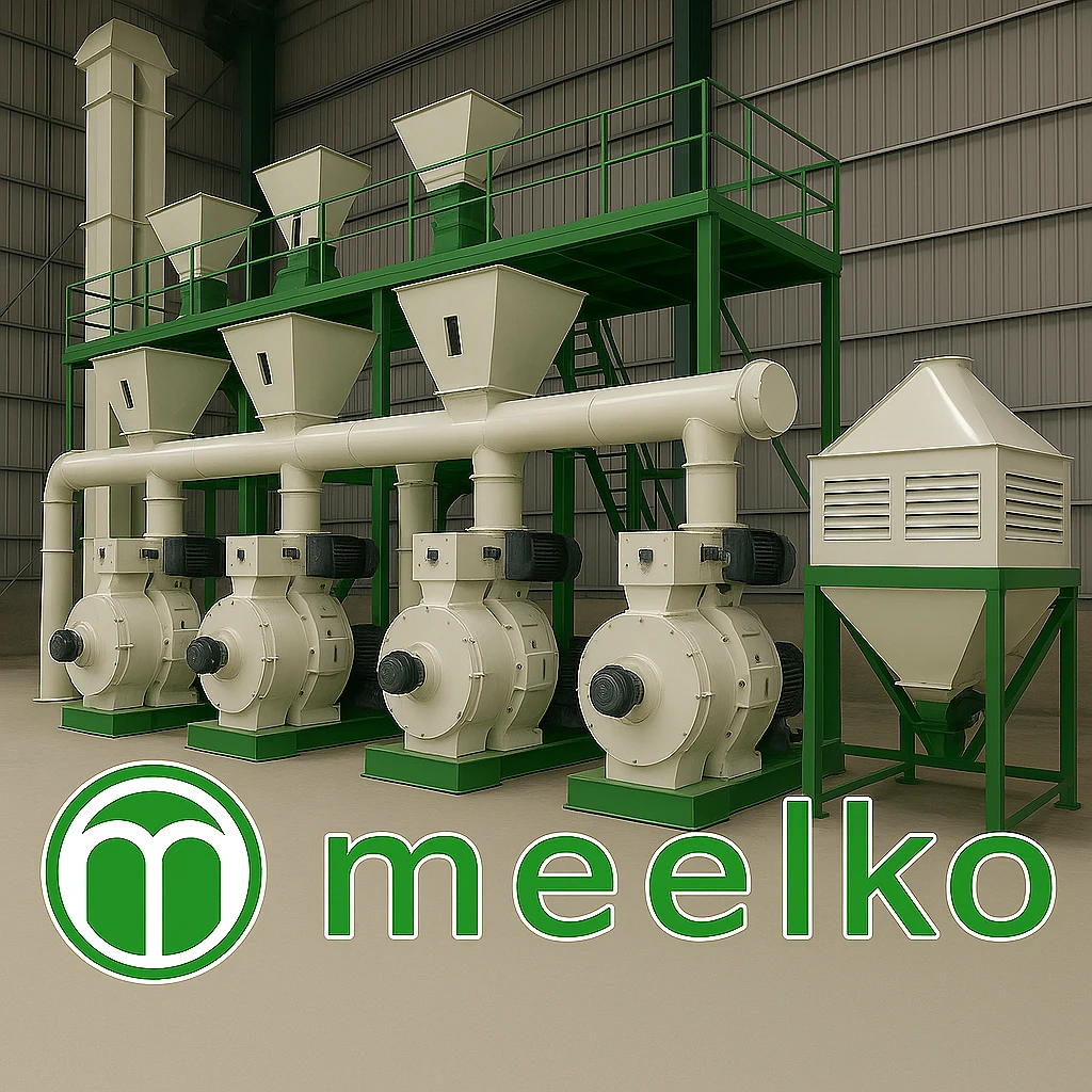 Planta de pellets de alta capacidad de 5000 kg/h