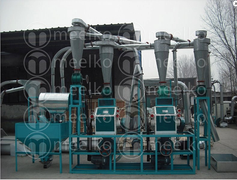 Molino completo para harina de trigo 350-450kg kit completo