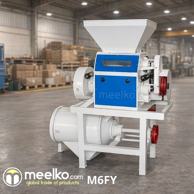 Molino compacto de trigo y arroz de 80–120 kg/h