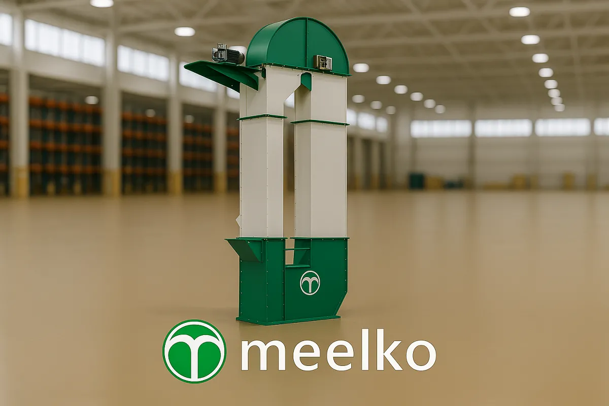 Noria con pesador integrado 20 t/h para granos, cereales y alimentos en plantas con dosificación automática - MKNR-20TPW