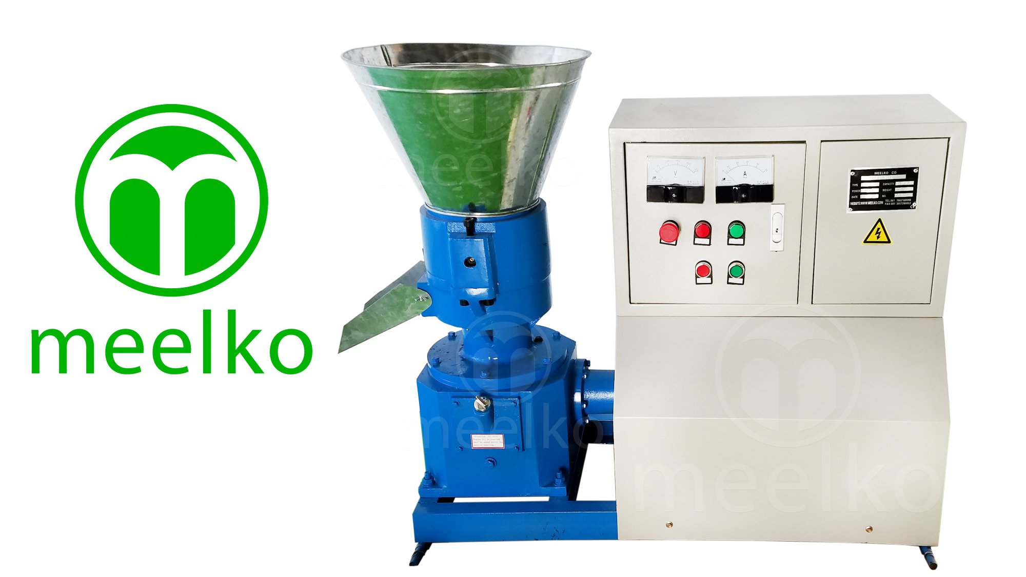 Peletizadora 200mm Eléctrica 7.5 kW para Alimento Balanceado – MKFD200C