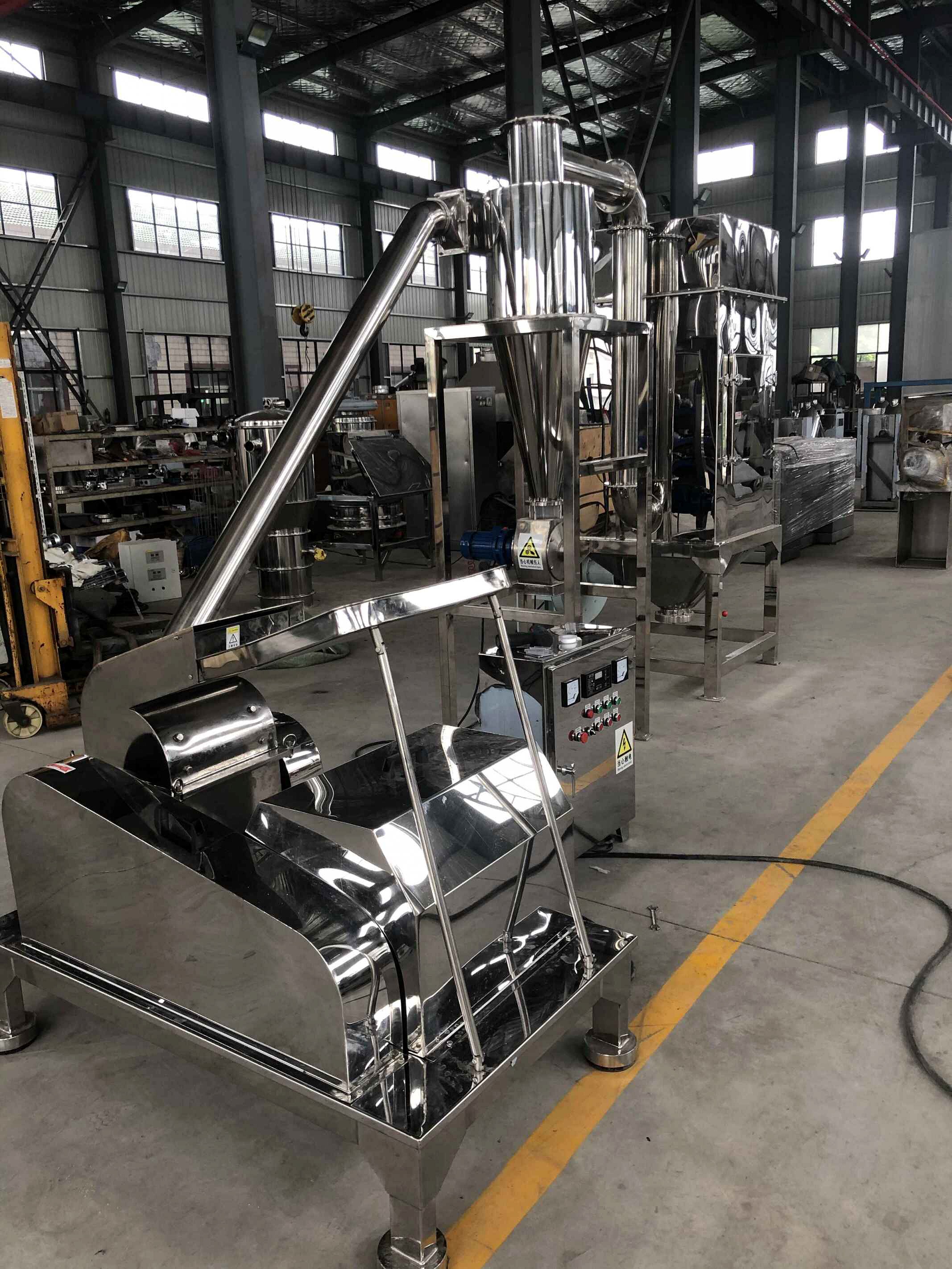 Molino de acero inoxidable para harina 250-380 kg hora consumo humano